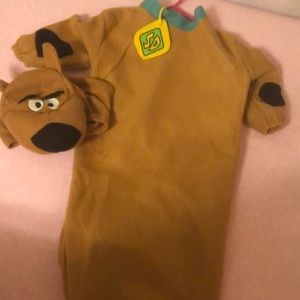 0-3 month Scooby-doo costume